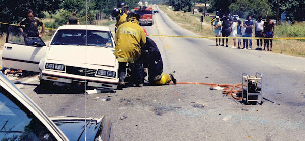 Victim's car in the 1991 Fatality Pursuit