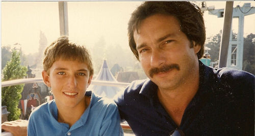 Brian and Tom at Disneyland