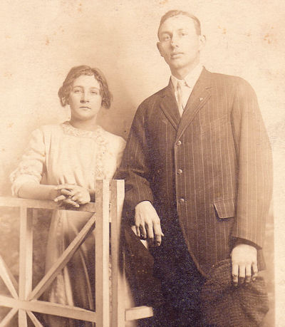 Vera and Virgil Yocam in 1914