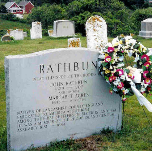John Rathbun grave marker
